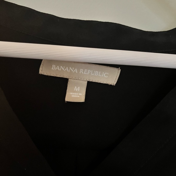 Banana Republic Blouse Black Size Medium - Picture 2 of 2